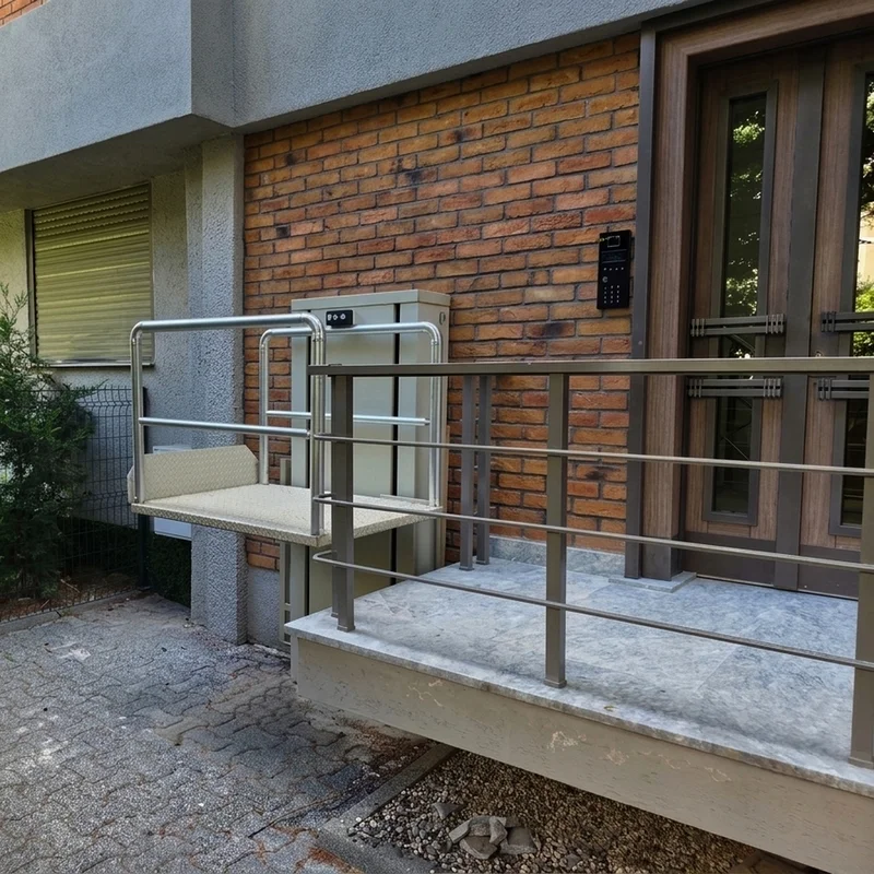 Magnet İnşaat Ata Apartmanı Açık Tip Dikey Engelli Platformu