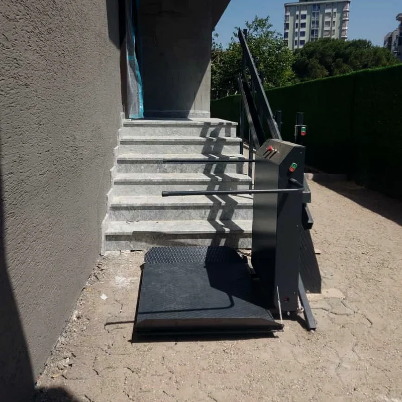 Magnet İnşaat Ata Apartmanı Merdiven Tipi Yatay Engelli Platformu