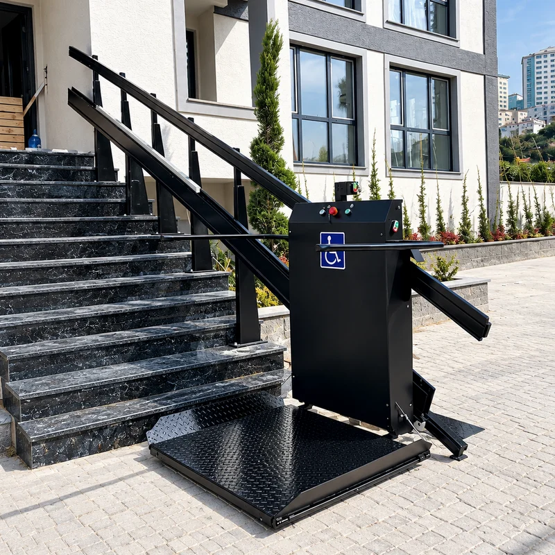 özay ada yapı merdiven tipi yatay engelli platformu